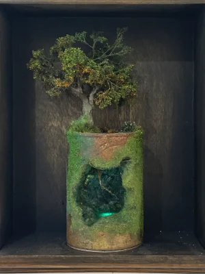 Cave in a Can:2 of 6 Root hanging down