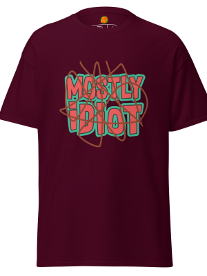 mostly idiot scribble 1 tee